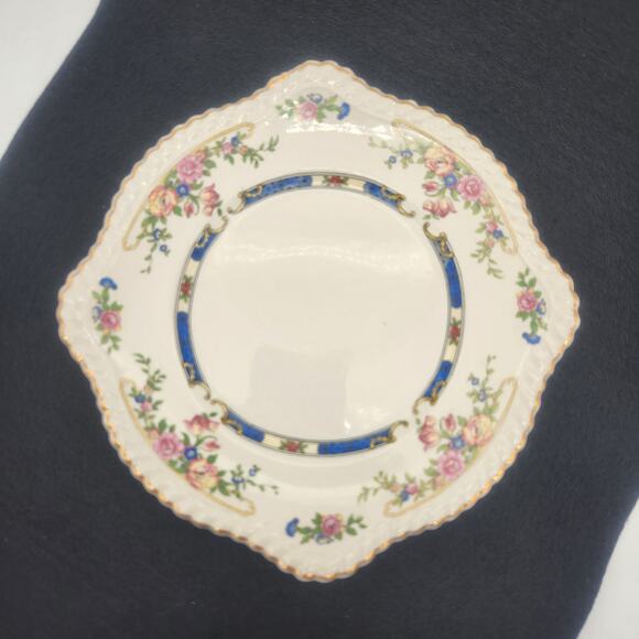 Johnson‎ Bros. England Eastbourne (Old English) Square Salad Plate c1949 Rare - Picture 2 of 8